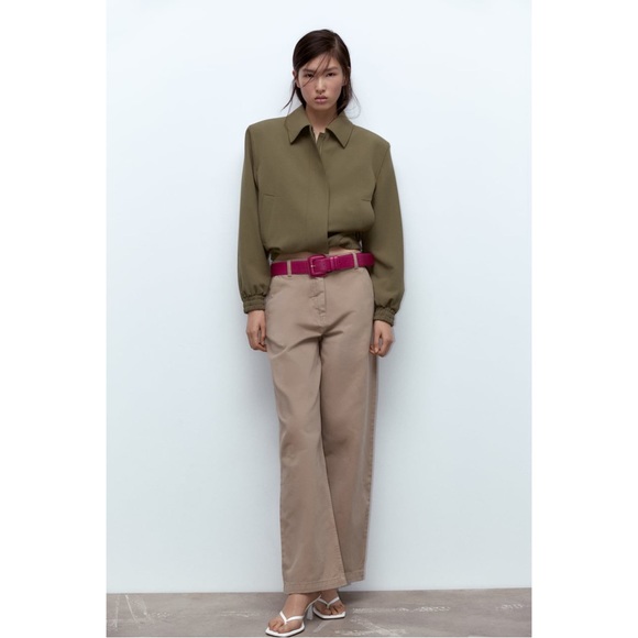 ZARA ~ COLORED LEATHER BELT (NWT) - Picture 4 of 10